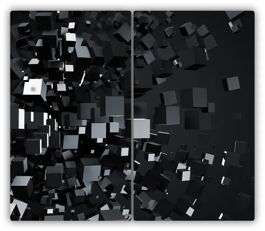 Tocator din sticla 3d abstracție
