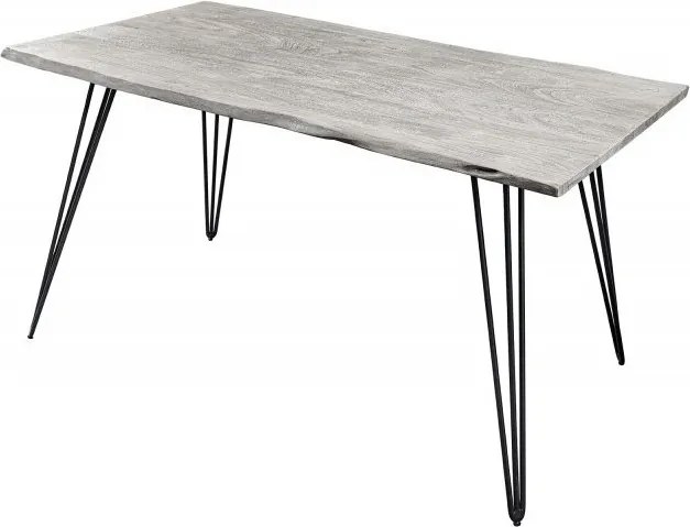 Masa design industrial vintage Scorpion 140cm, salcam gri