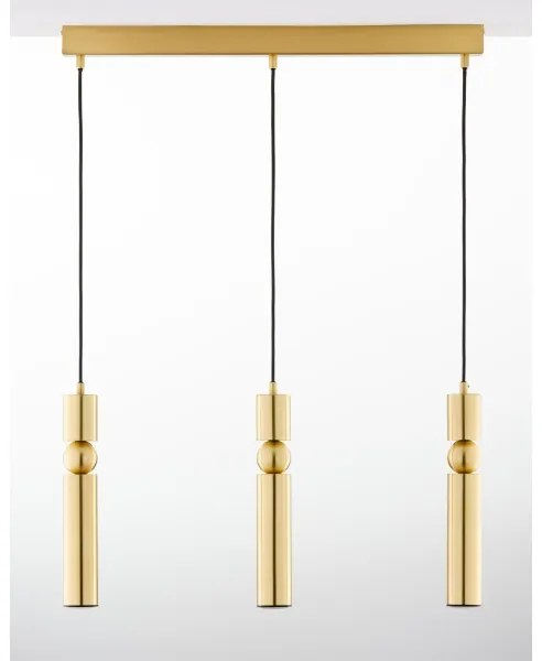 Lustră pe cablu Jupiter 2010 ALAS 3xGU10/10W/230V auriu