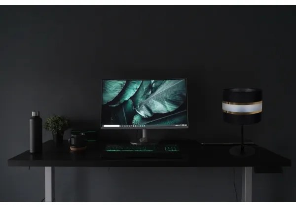 Lampă de masă CORAL 1xE27/60W/230V negru