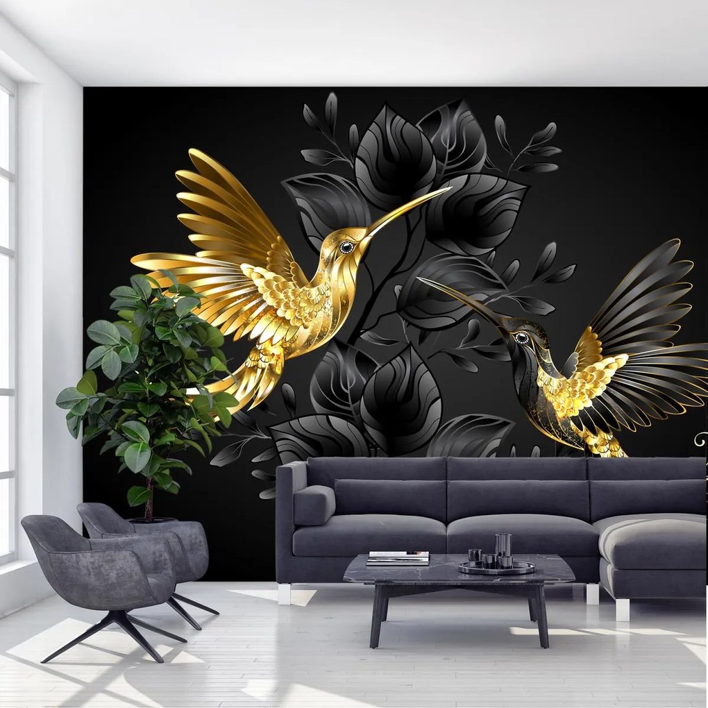 Fototapet - Colibri de aur (147x102 cm)