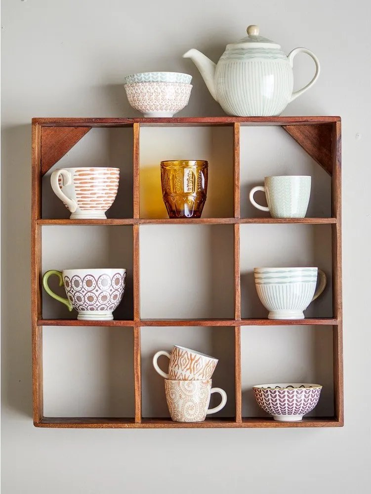 Raft în culoare naturală etajat din lemn reciclat 53 cm Tilo – Bloomingville