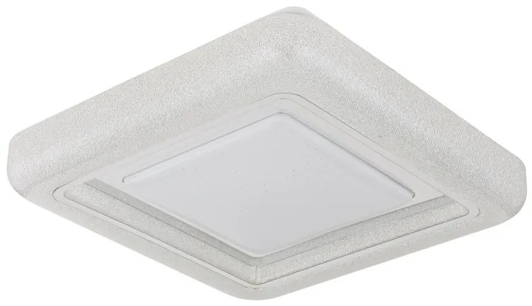 Plafoniera LED alba cu plastic sparkle MARCIA