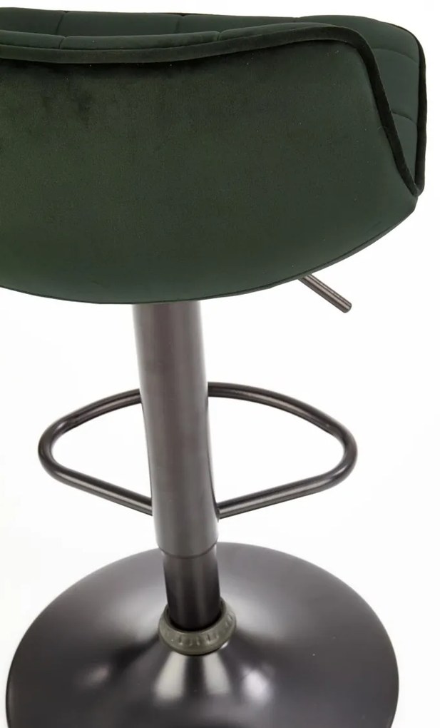 Scaun de bar H95 velvet verde