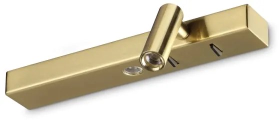 Aplică LED Ideal Lux BONNE 2xLED/6,5W/230V CRI 90 auriu