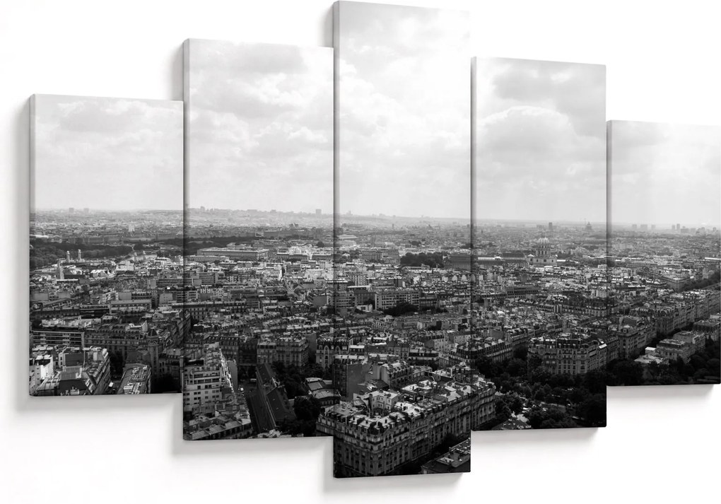 Tablou - Acoperișuri clădirilor din Paris (150x105 cm)