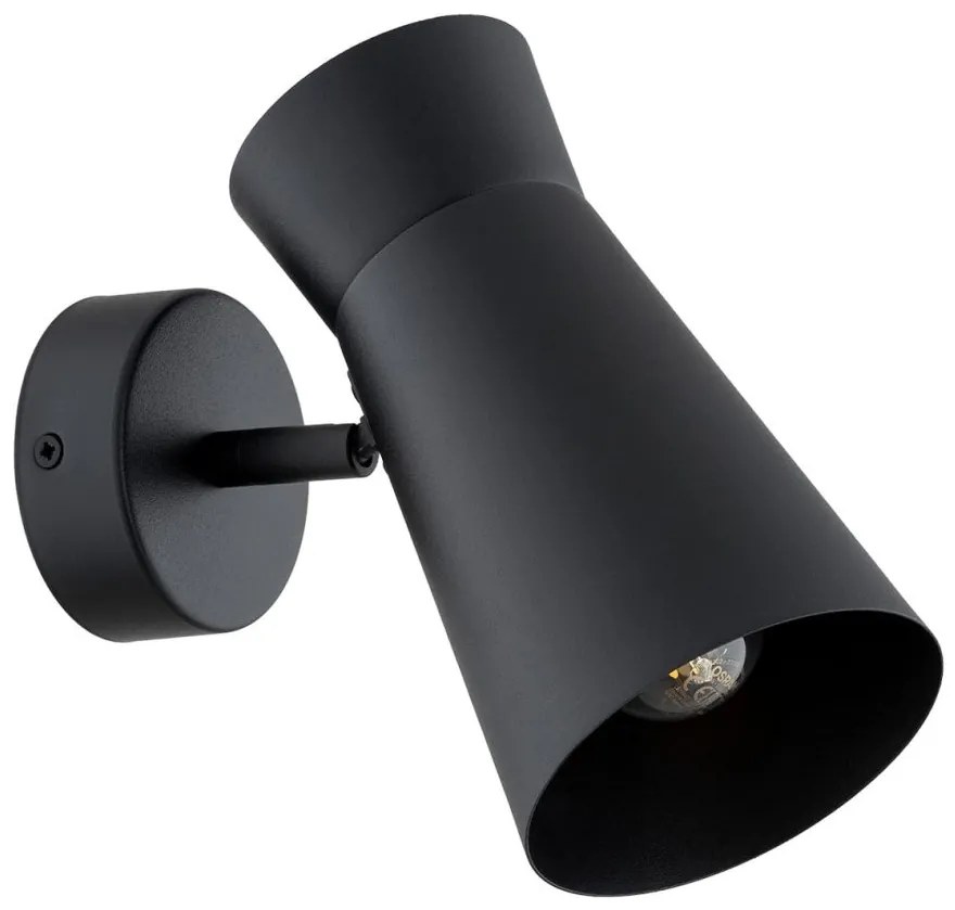 Aplica de perete design minimalist, Otel, Negru, LORD