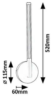 Aplică LED Rabalux 71167 NIVARO LED/6W/230V