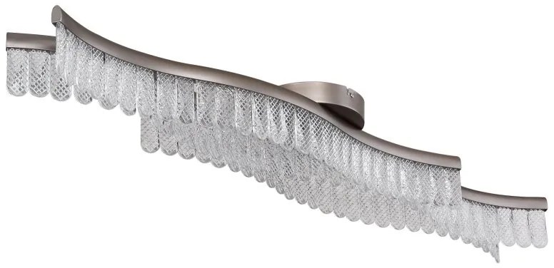 Lustra aplicata, Metal Grafit Mat, Cristale Acrilice, JULIET 67348D GL