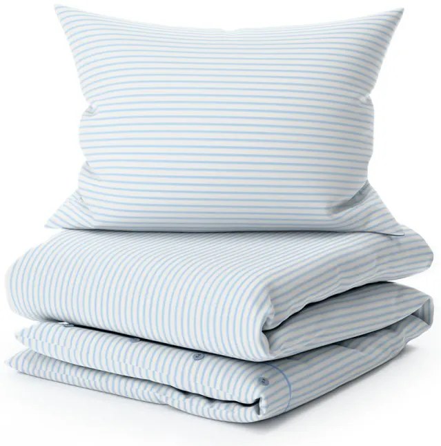 Lenjerie de pat din bumbac STRIP BLUE albastru deschis Dimensiune lenjerie de pat: 70 x 90 cm | 140 x 200 cm