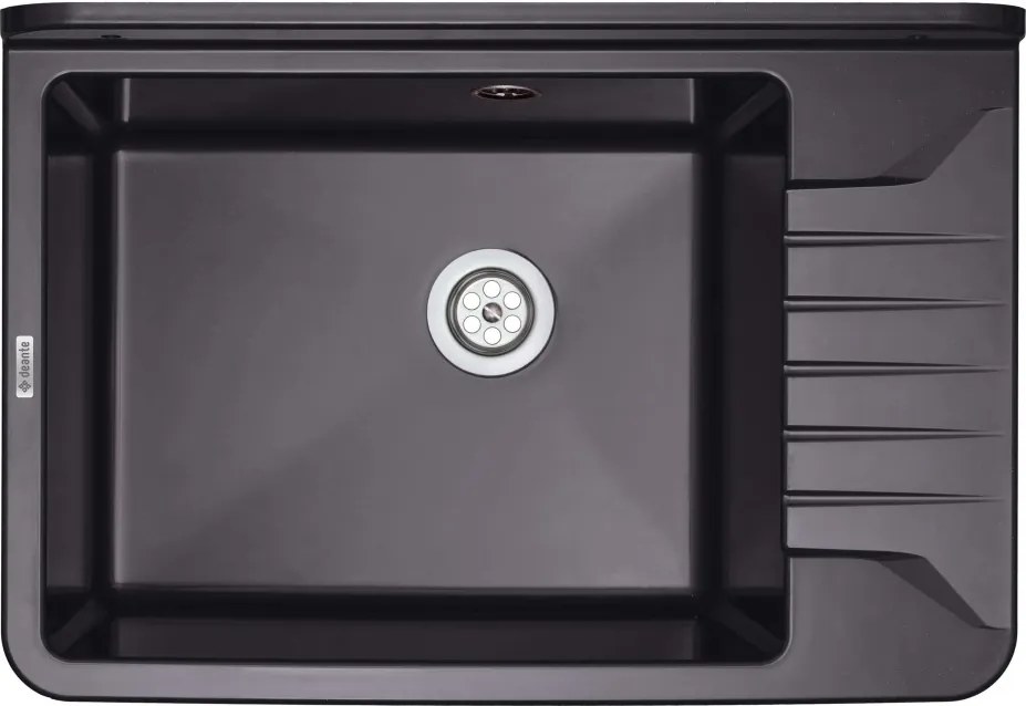 Garden Chiuvetă de serviciu, 1-cuvă - montare pe perete Finisaj: Negru ZYT_211A