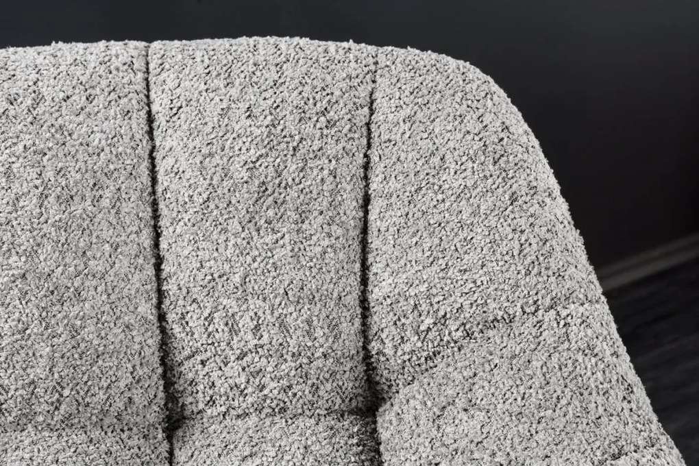 Set 2 scaune pivotante Papillon, boucle gri