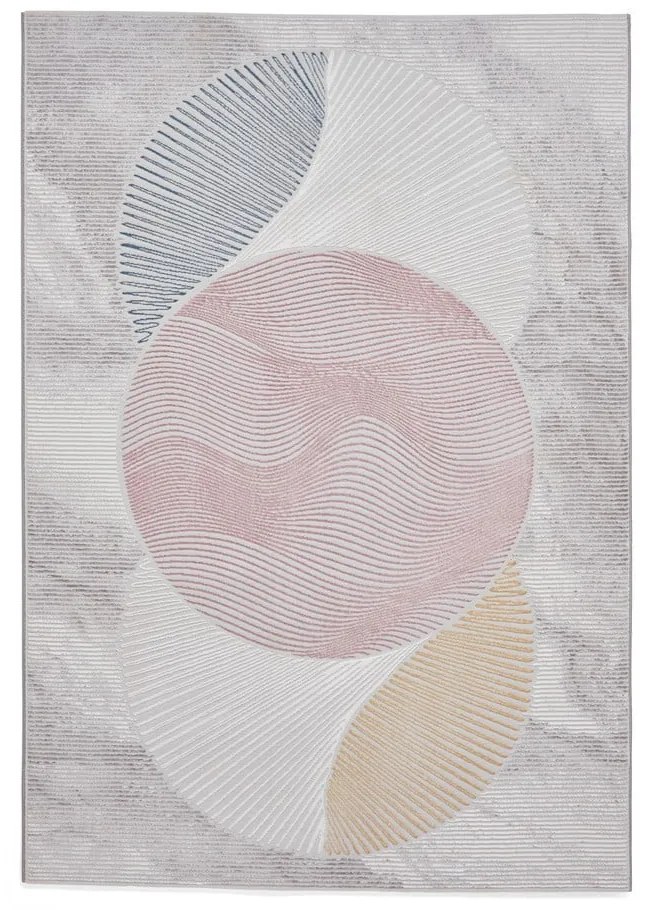 Covor albastru deschis/roz deschis 120x170 cm Creation – Think Rugs