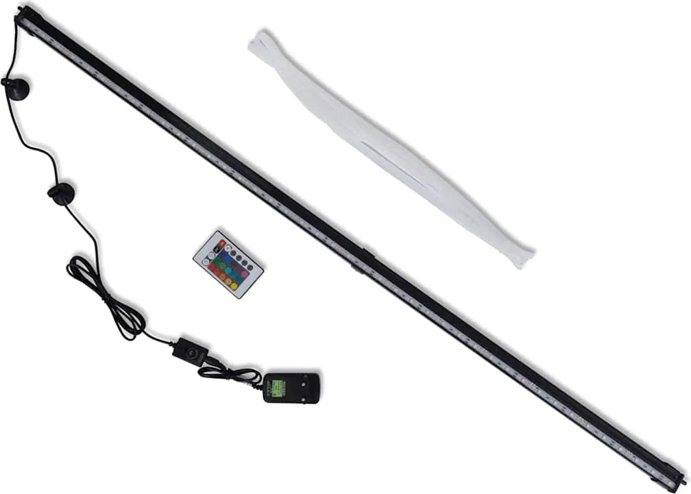 vidaXL Lampă cu LED pentru acvariu cu bule RGB 107 cm