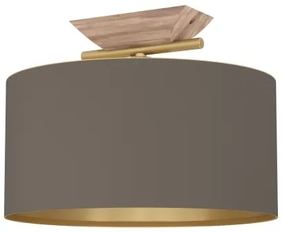 Plafonieră Eglo 390335 SANTANDRIA 1xE27/40W/230V maro/auriu