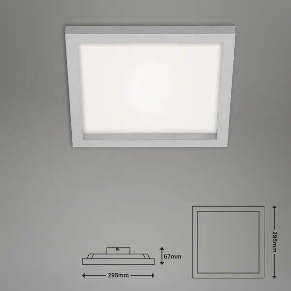 Plafonieră LED dimabilă LED/18W/230V 3000-6500K Briloner 7370-014 + telecomandă