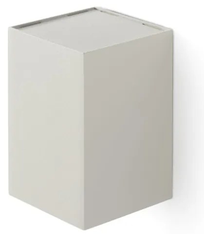 Aplica perete aluminiu gri, 1xGU10, LUNE square