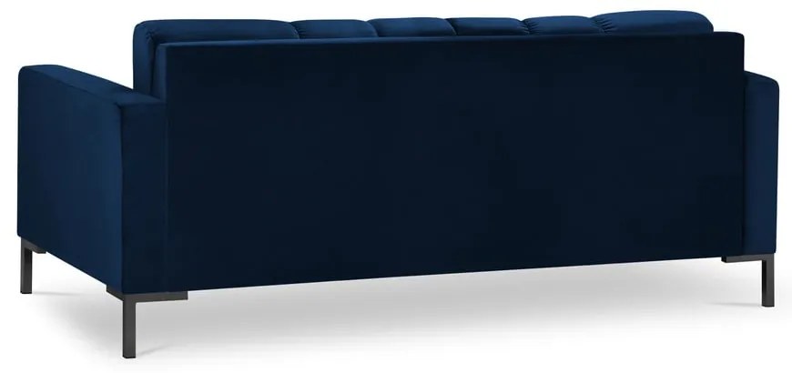 Canapea din catifea Cosmopolitan Design Bali, albastru închis