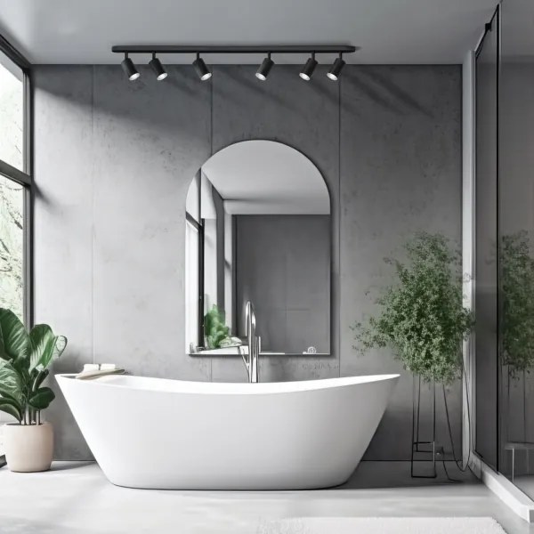 Spot LED RGBW dimabil pentru baie TURYN 6xGU10/6,5W/230V IP44 negru