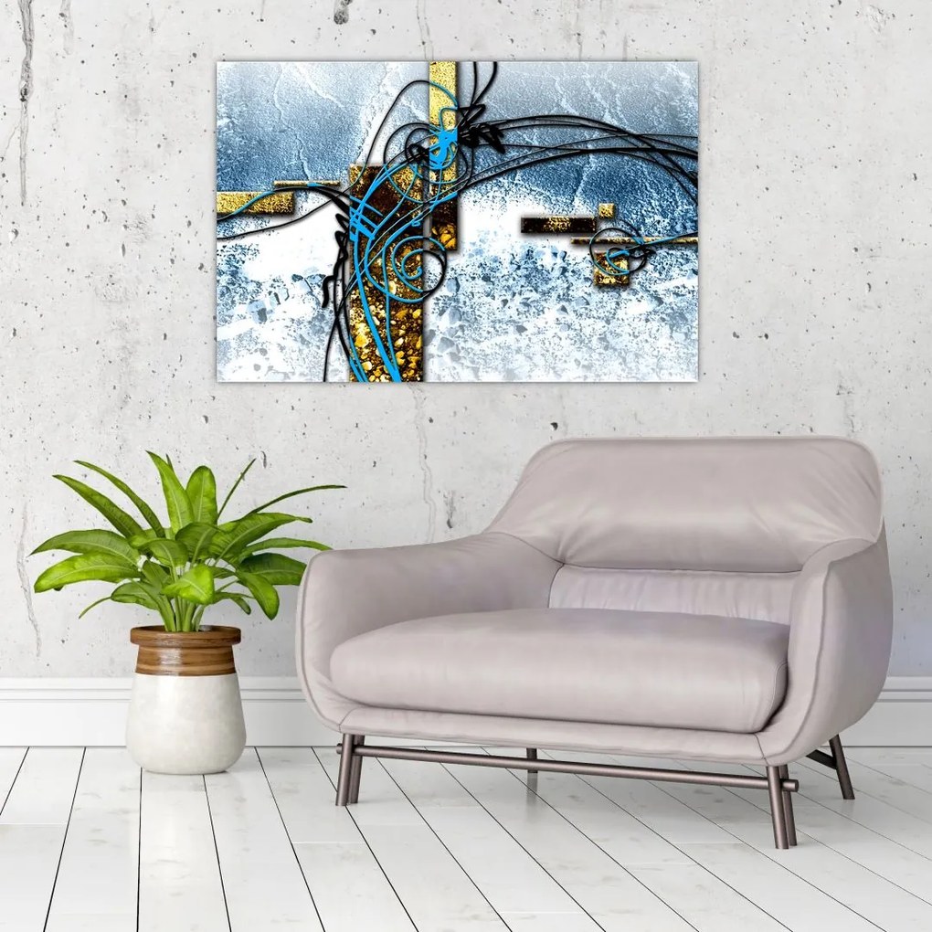 Tablou abstract (90x60 cm)