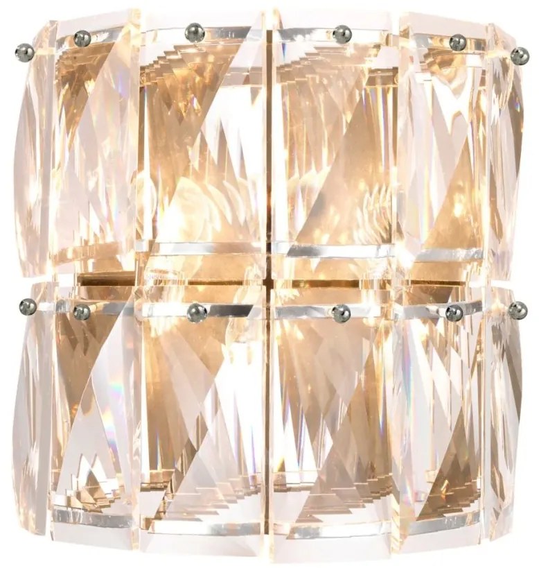 Aplica design LUX Amazone nickel, sticla 112659 HZ