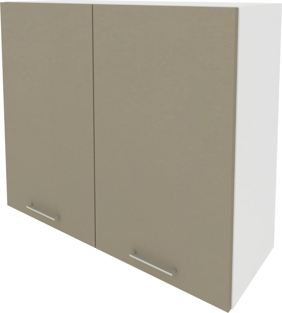 Corp Superior Lecce, 2 Usi, Taupe/Alb, 80 x 30 x 65 cm