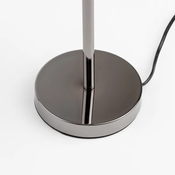 Brilagi - Lampă de masă LED MILLA 4xG9/3W/230V negru-cromat/sticlă fumurie