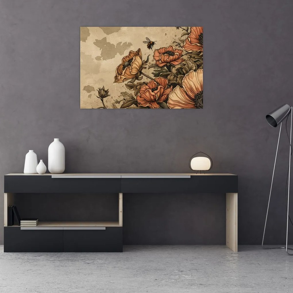 Tablou - Pajiștea albinelor II. (90x60 cm)