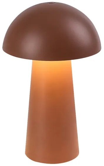 Rabalux 76039 - Lampă LED tactilă dimabilă de exterior MIREO 1,5W/5V IP44 1200 mAh USB maro