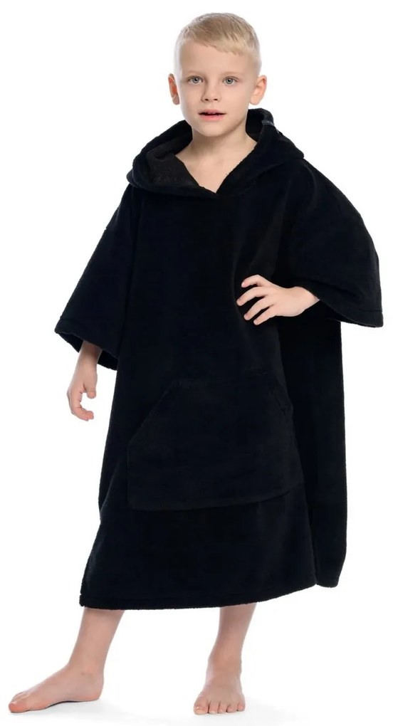 Towee Surf poncho MONO negru , 50 x 60 cm, 50 x 60 cm