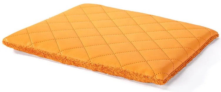 Pernă de şezut termo cu blăniţă ESKYMO portocalie set 4 buc