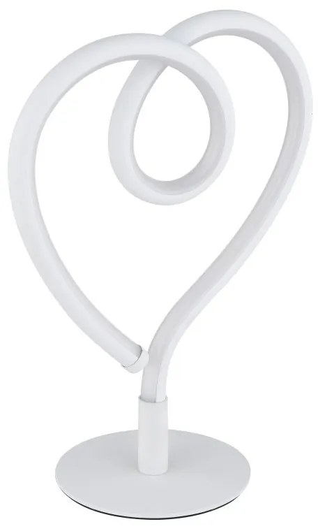 Veioza LED Lampa camera copii metal alb AMORE