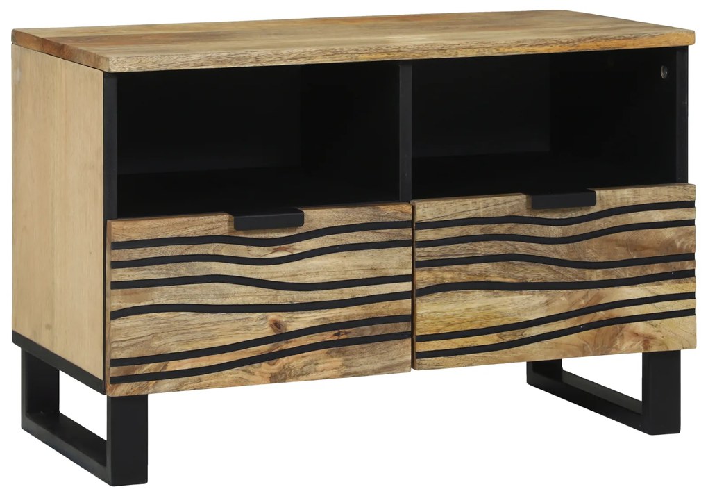 vidaXL Dulap TV - 70x33.5x46 cm, Lemn Masiv de Mango