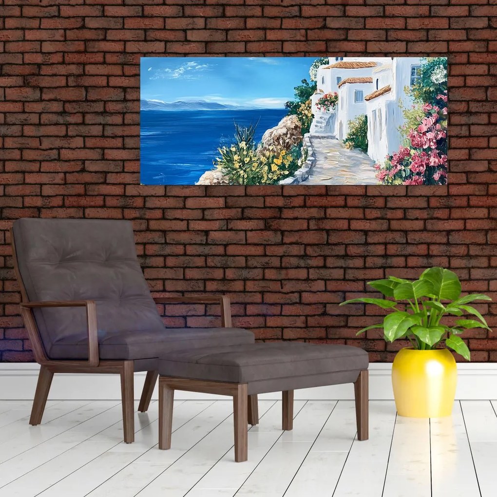 Tablou - Alee lângă mare (120x50 cm)