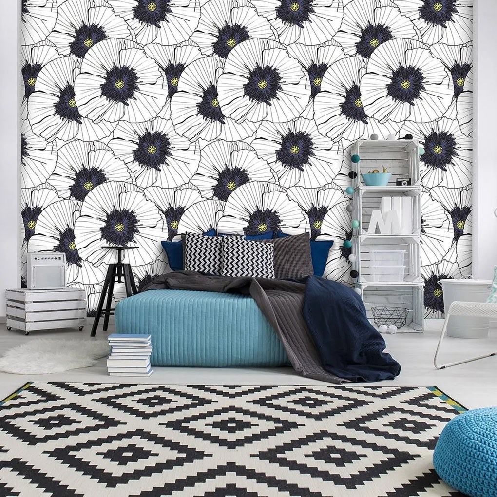 Fototapet - Ornament floral (254x184 cm)