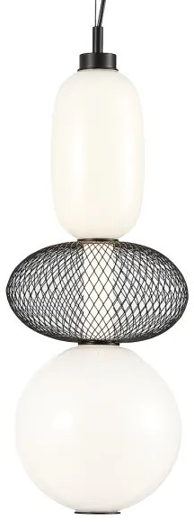 Lustră LED pe cablu ARAME LED/23W/230V d. 22 cm negru