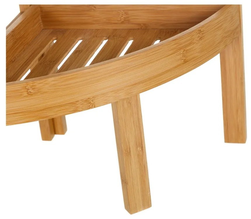 Suport etajat de colț Casa Selección Bamboo, bambus