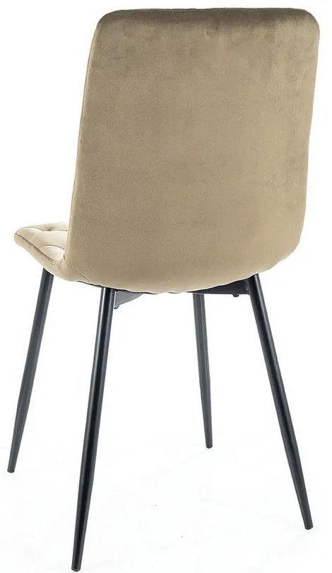 Scaun de bucaterie Jerry Velvet, măsline