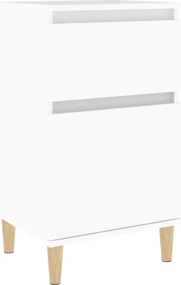 vidaXL Noptieră, alb, 40x35x70 cm