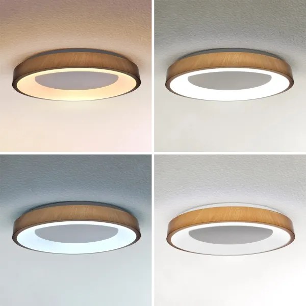 Brilagi - Corp de iluminat LED dimabil DORIA LED/60W/230V 3000-6500K Ø 60 cm + telecomandă