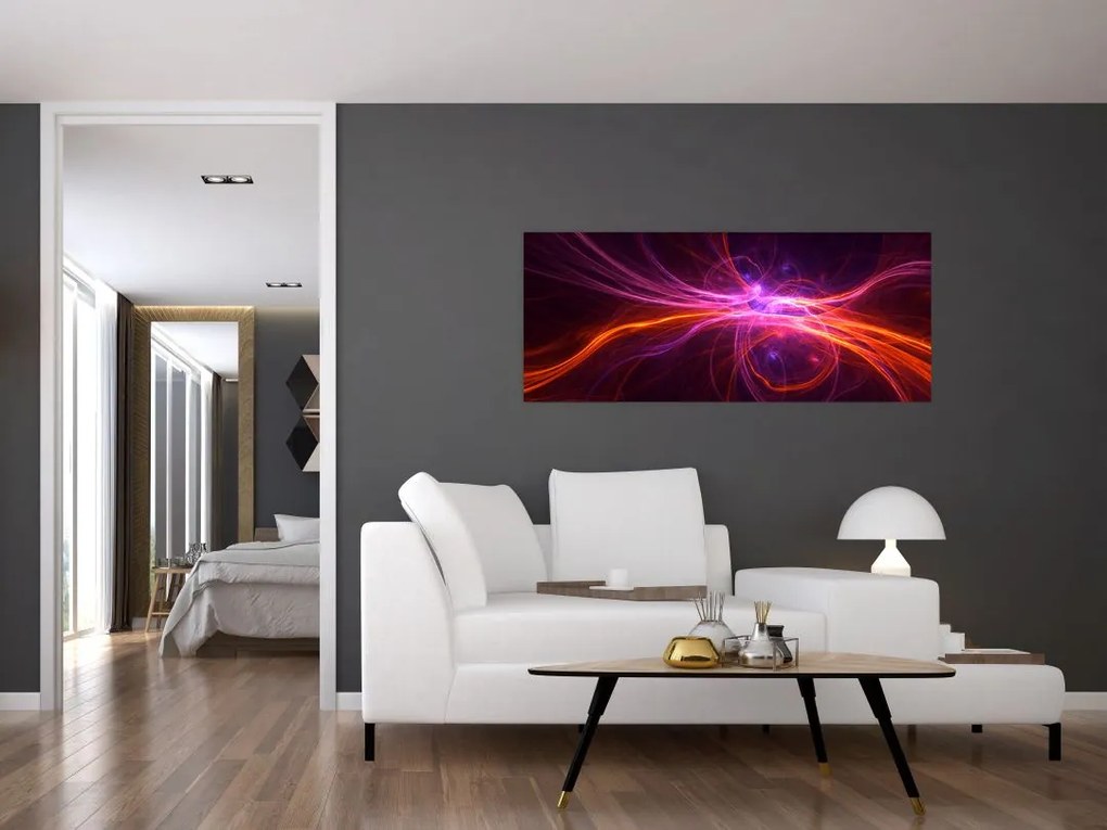Tablou cu abstracțiune modernă (120x50 cm)