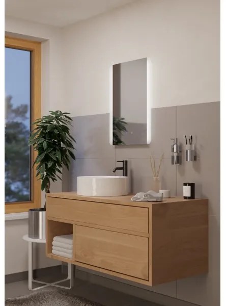 Oglindă LED pentru baie cu retroiluminare Eglo 99853 BUENAVISTA LED/28W/230V IP44