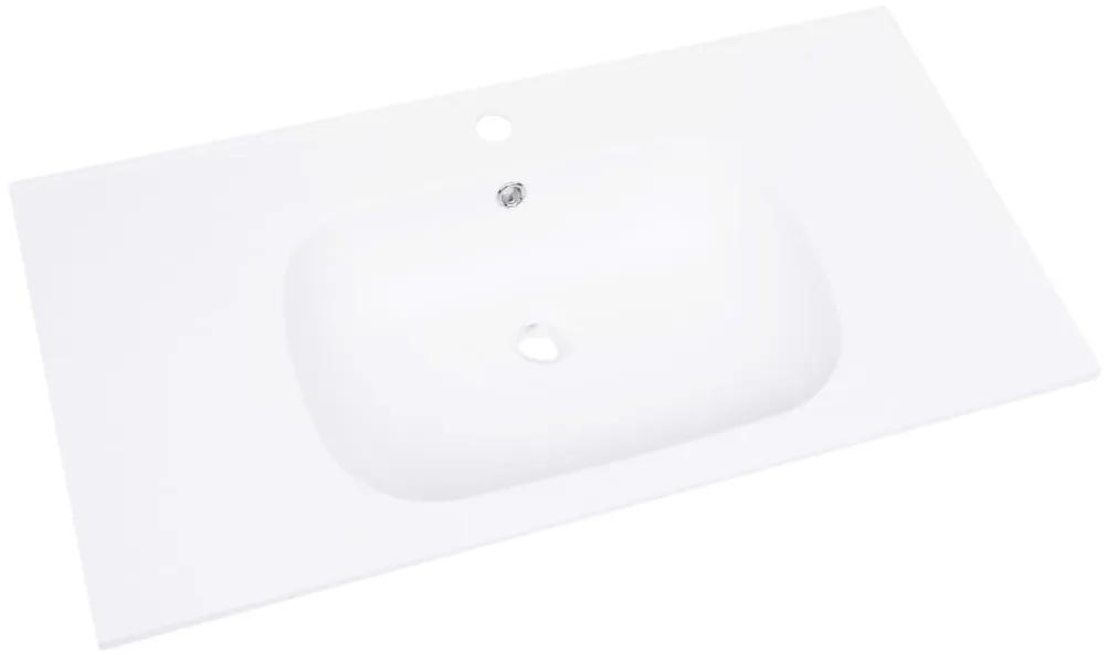 Chiuveta incorporata, alb, 805 x 460 x 105 mm, SMC 80.5 x 46 x 10.5 cm