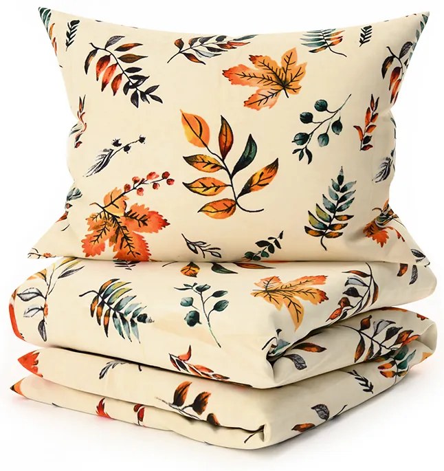 Lenjerie cocolino AUTUMNA crem Dimensiune lenjerie de pat: 70 x 90 cm | 140 x 220 cm
