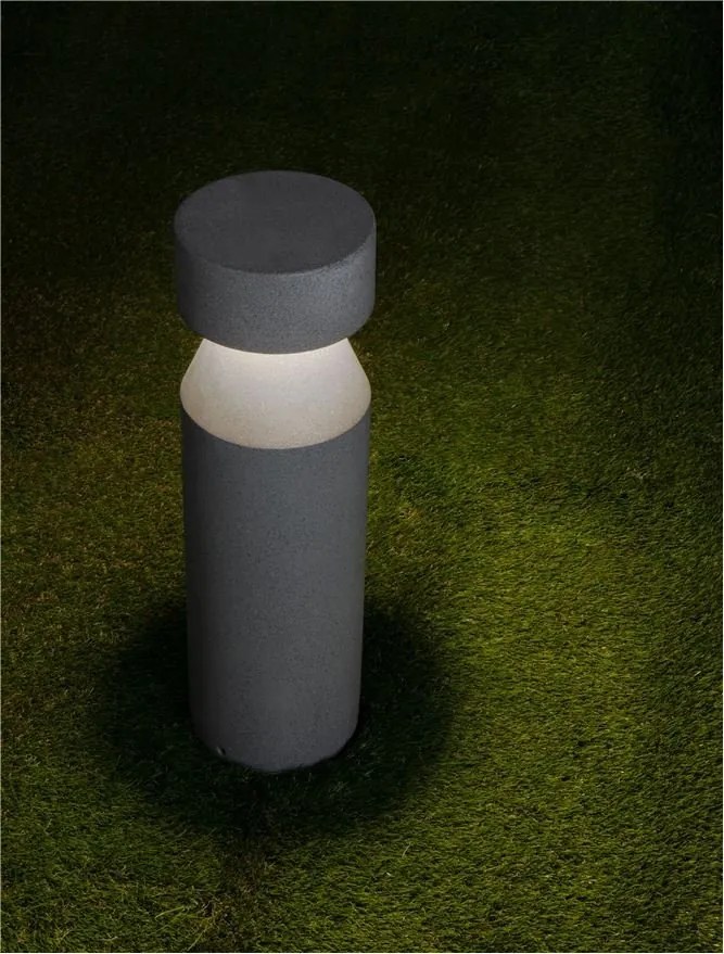 Stalp exterior din ciment IP65 LED Lua H-55,5cm