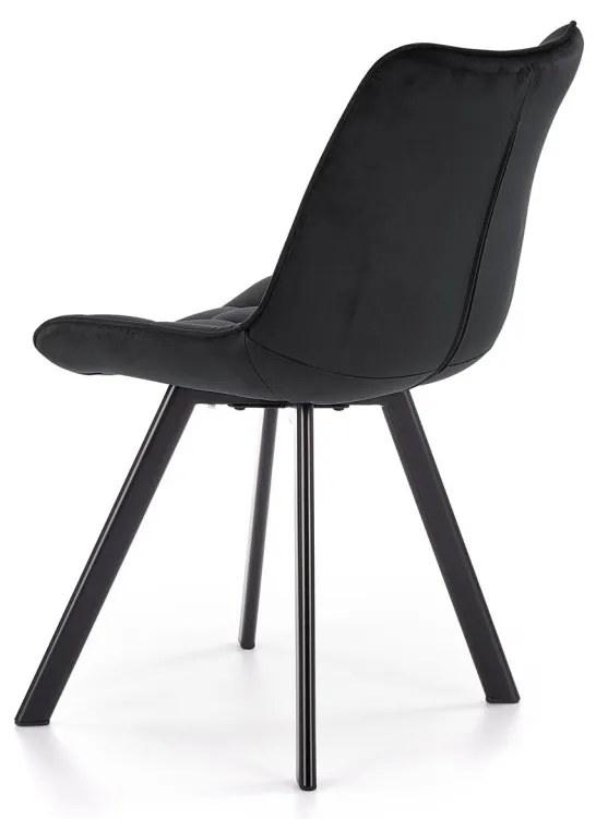 Scaun K332 velvet negru