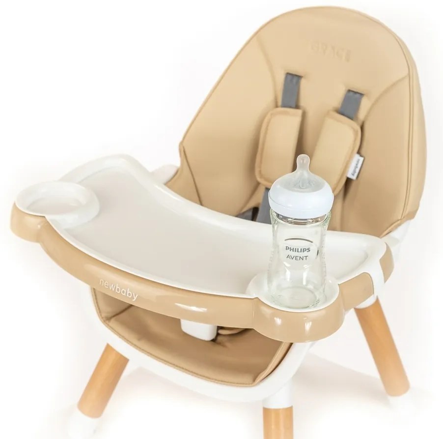 New Baby Scaun Grace 3in1 bej, 61 x 101 x 61 cm
