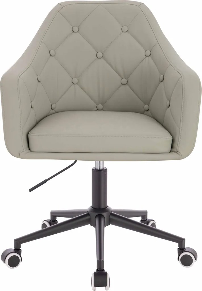 HR831K Scaun Culoare in Piele Ecologica Premium Soft cu Bază Neagră