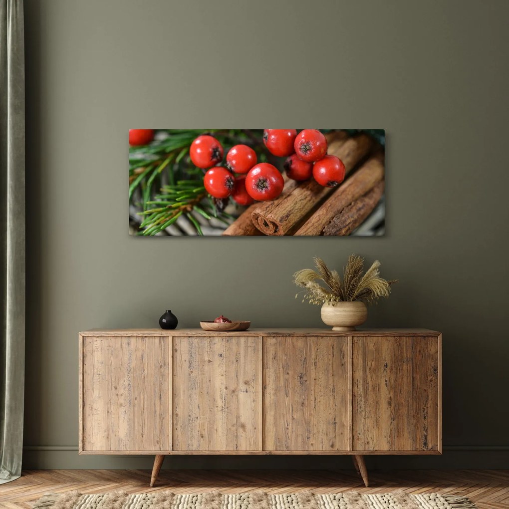 Tablou cu rowan și scorțișoară (120x50 cm)