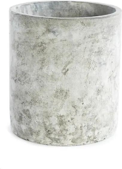Ghiveci din ceramică sau suport pentru sticlă Simla Ceri, înălțime 20 cm, gri